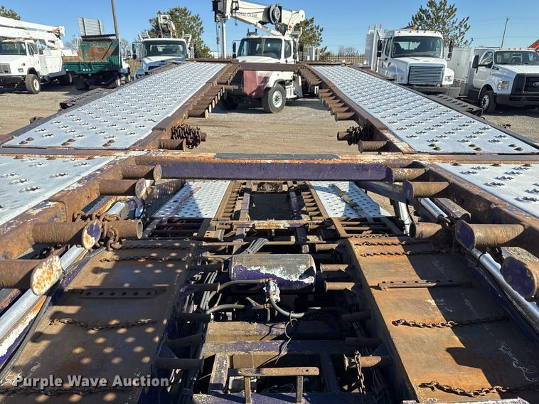 image for item EG2506 1999 Peterbilt 377 car carrier truck with car carrier trailer