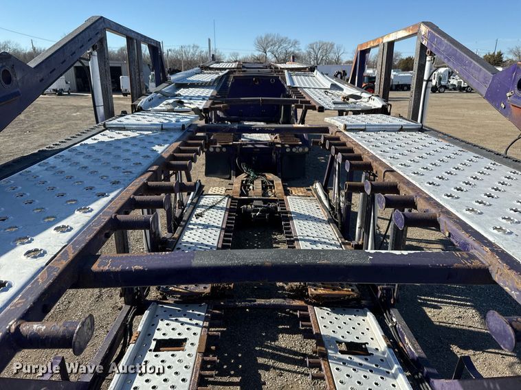 image for item EG2506 1999 Peterbilt 377 car carrier truck with car carrier trailer