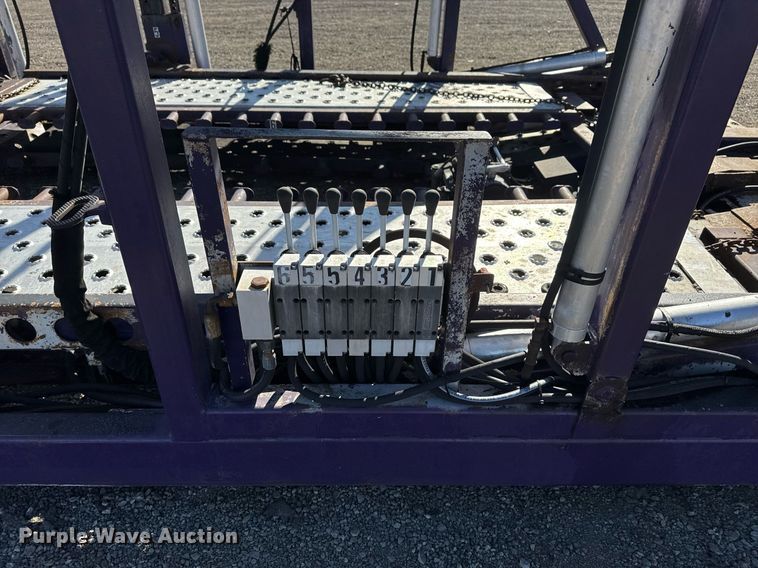 image for item EG2506 1999 Peterbilt 377 car carrier truck with car carrier trailer