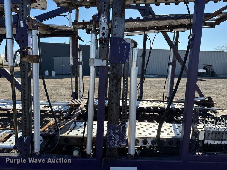 image for item EG2506 1999 Peterbilt 377 car carrier truck with car carrier trailer