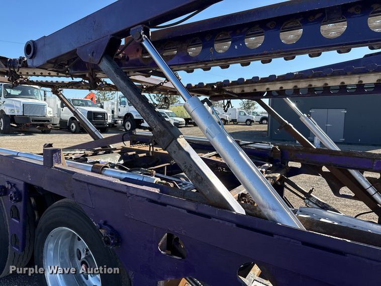 image for item EG2506 1999 Peterbilt 377 car carrier truck with car carrier trailer