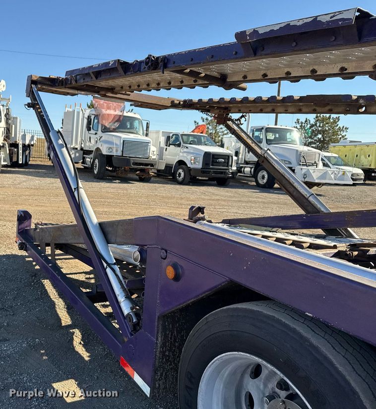 image for item EG2506 1999 Peterbilt 377 car carrier truck with car carrier trailer