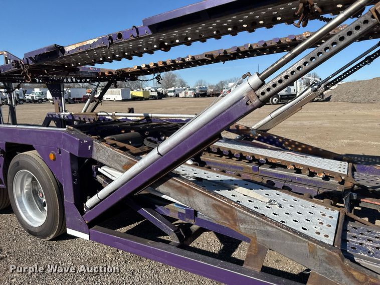 image for item EG2506 1999 Peterbilt 377 car carrier truck with car carrier trailer