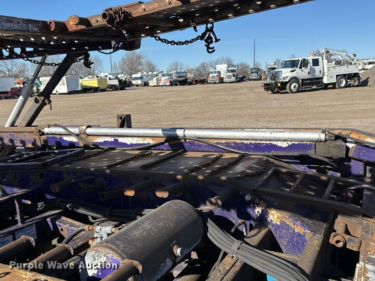 image for item EG2506 1999 Peterbilt 377 car carrier truck with car carrier trailer