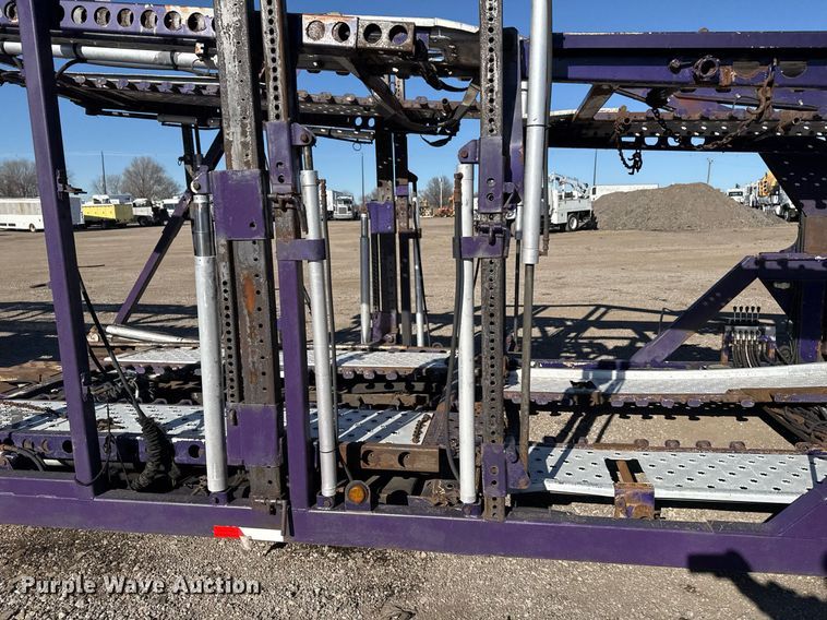 image for item EG2506 1999 Peterbilt 377 car carrier truck with car carrier trailer