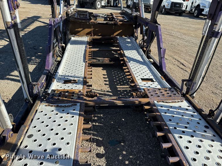 image for item EG2506 1999 Peterbilt 377 car carrier truck with car carrier trailer