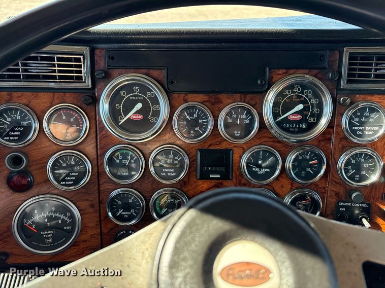 image for item EG2506 1999 Peterbilt 377 car carrier truck with car carrier trailer