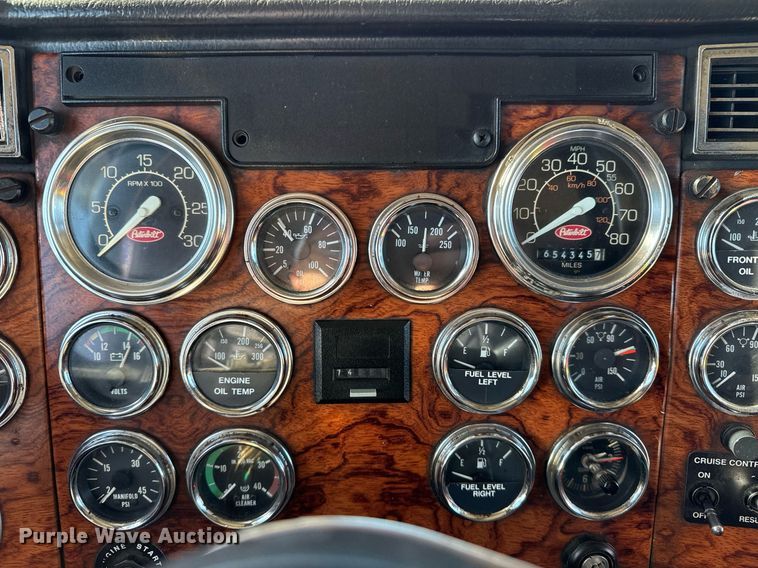 image for item EG2506 1999 Peterbilt 377 car carrier truck with car carrier trailer