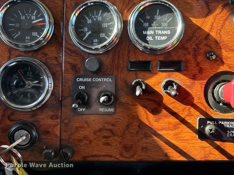 image for item EG2506 1999 Peterbilt 377 car carrier truck with car carrier trailer