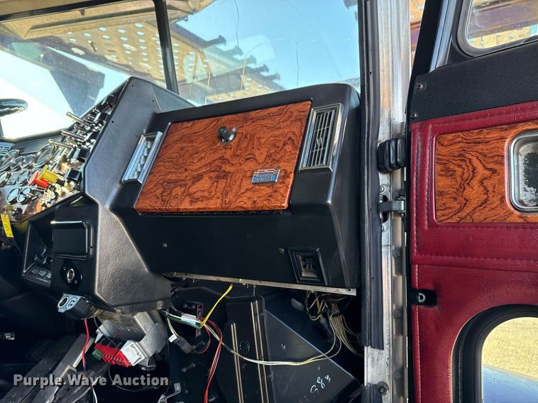 image for item EG2506 1999 Peterbilt 377 car carrier truck with car carrier trailer