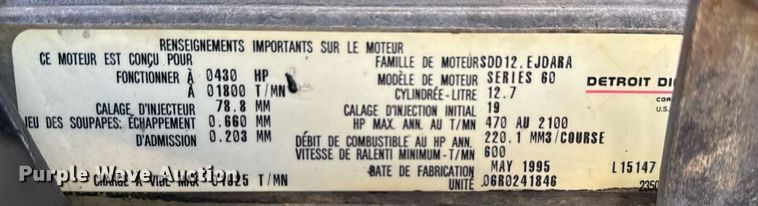 image for item EG2506 1999 Peterbilt 377 car carrier truck with car carrier trailer