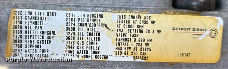 image for item EG2506 1999 Peterbilt 377 car carrier truck with car carrier trailer