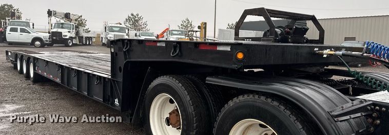 image for item EG2509 2018 X-L Specialized XL 80 PT drop deck hydraulic tail equipment trailer