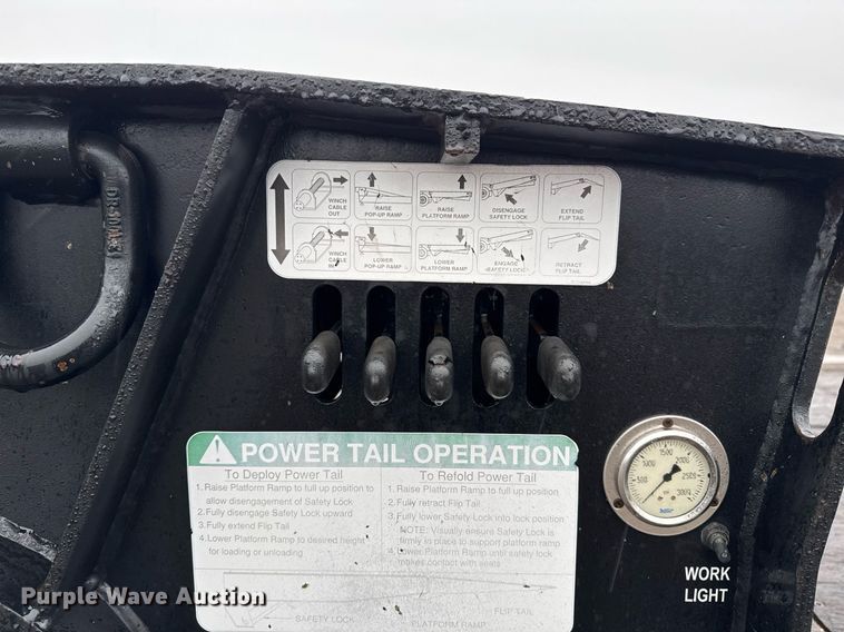 image for item EG2509 2018 X-L Specialized XL 80 PT drop deck hydraulic tail equipment trailer