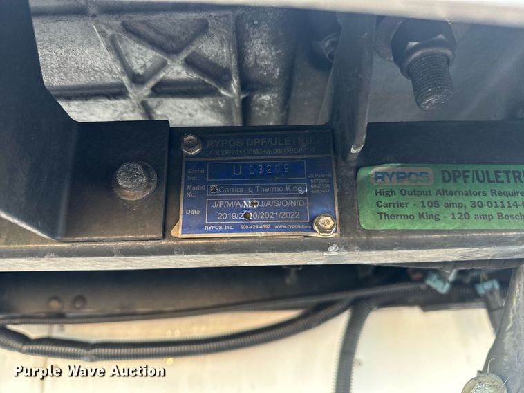 image for item EI4052 2011 Wabash refrigerated van trailer