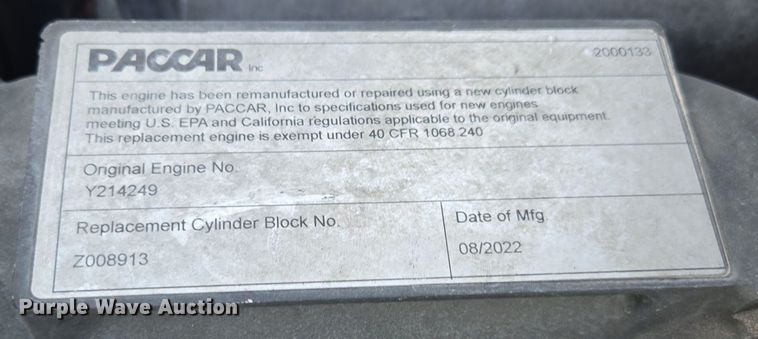 image for item EI4129 2020 Kenworth T680 semi truck