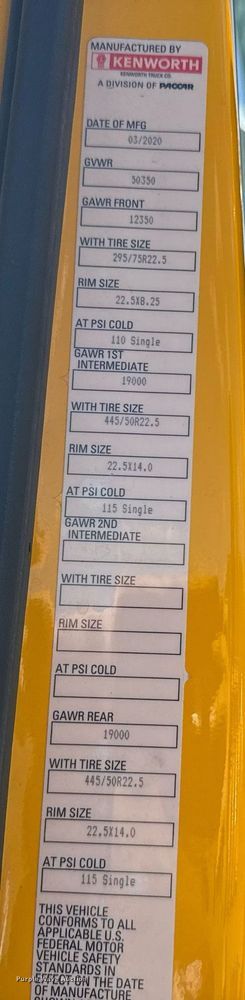 image for item EI4142 2021 Kenworth T680 semi truck