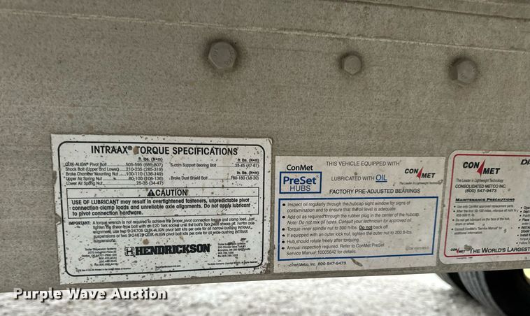 image for item EN5106 2006 Reitnouer DropMizer drop deck equipment trailer