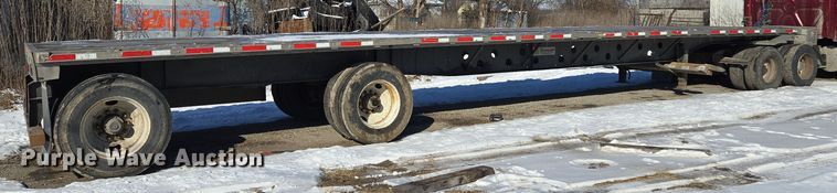 image for item EQ6550 2014 Transcraft Eagle II flatbed trailer