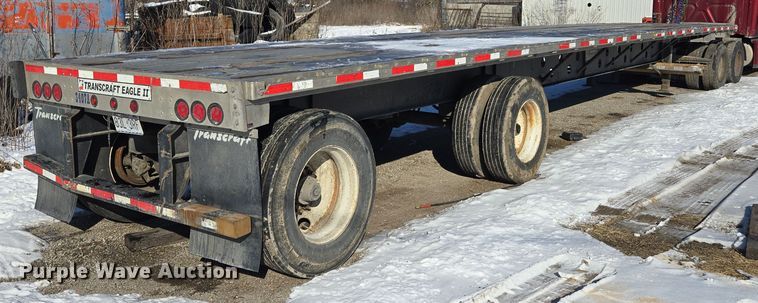 image for item EQ6550 2014 Transcraft Eagle II flatbed trailer