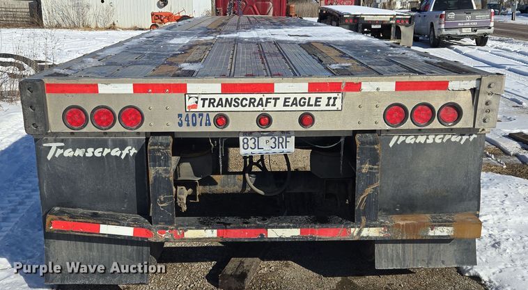 image for item EQ6550 2014 Transcraft Eagle II flatbed trailer