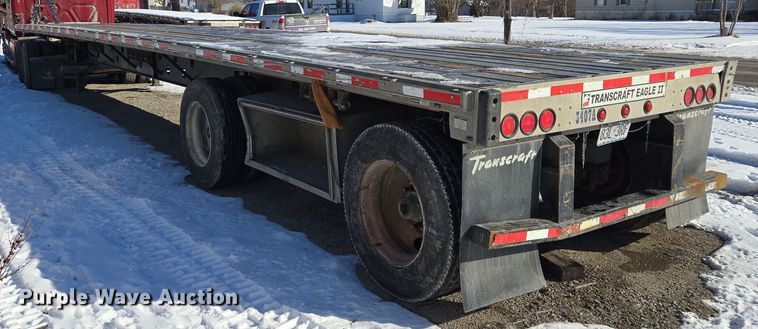 image for item EQ6550 2014 Transcraft Eagle II flatbed trailer