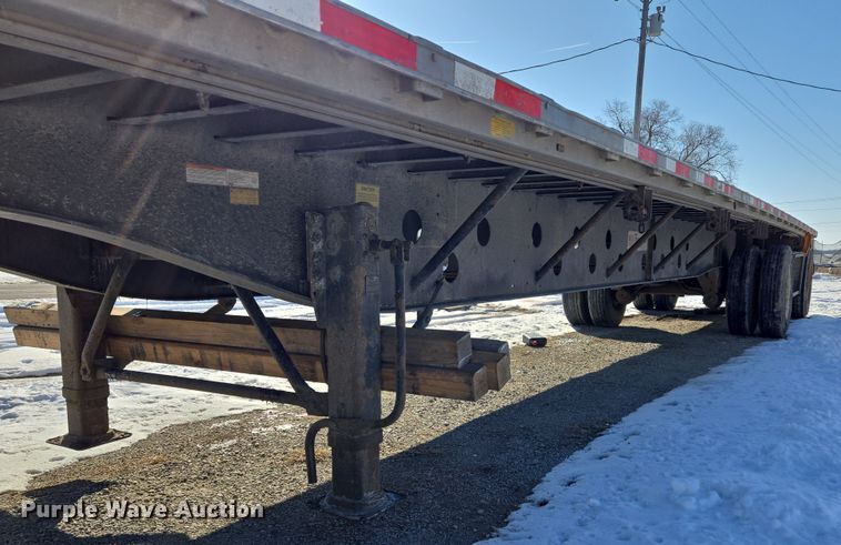 image for item EQ6550 2014 Transcraft Eagle II flatbed trailer