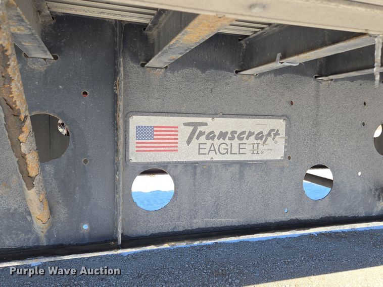 image for item EQ6550 2014 Transcraft Eagle II flatbed trailer