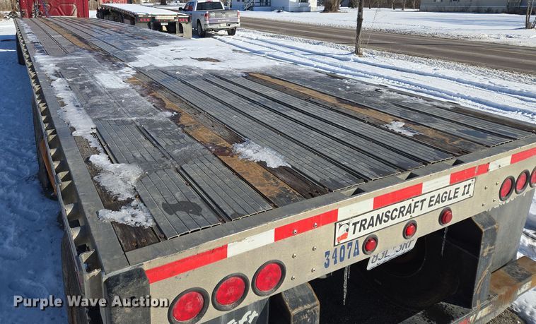 image for item EQ6550 2014 Transcraft Eagle II flatbed trailer