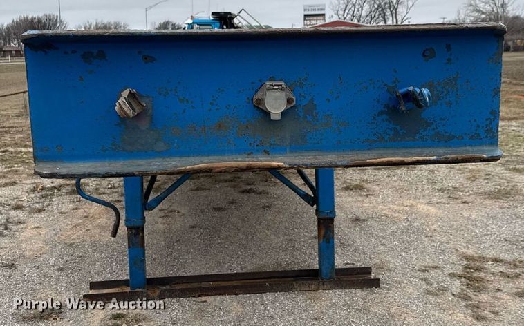 image for item LH9523 2013 Shop built flatbed trailer