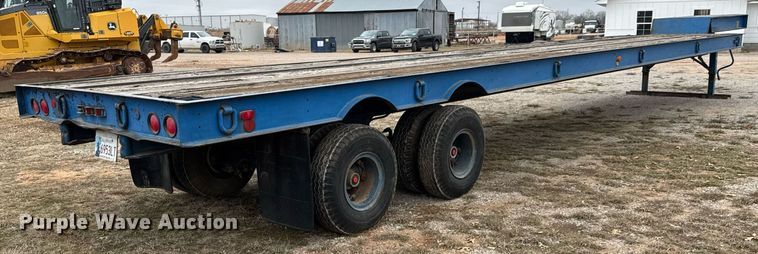 image for item LH9523 2013 Shop built flatbed trailer