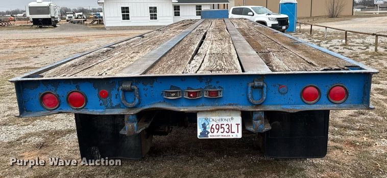 image for item LH9523 2013 Shop built flatbed trailer