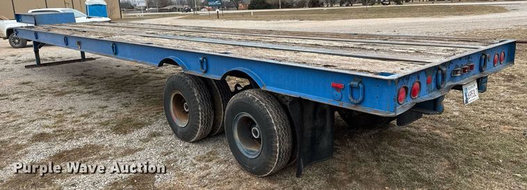 image for item LH9523 2013 Shop built flatbed trailer