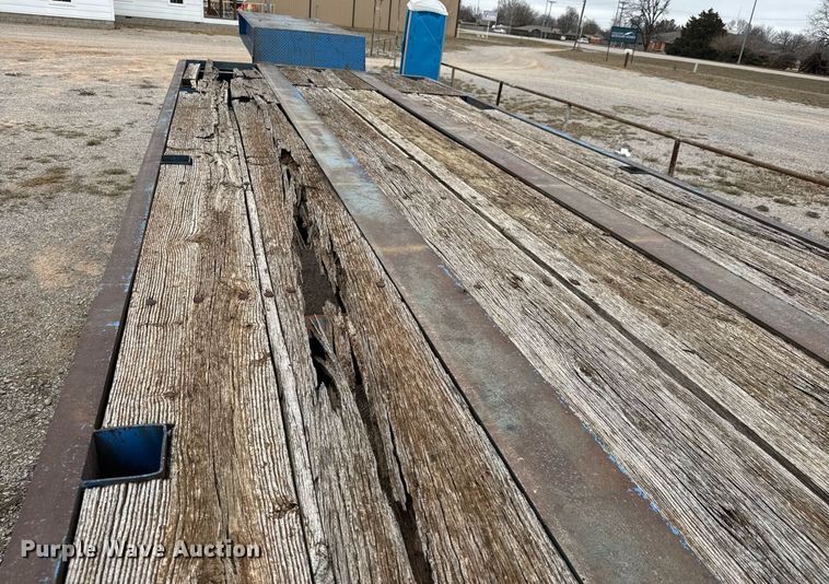 image for item LH9523 2013 Shop built flatbed trailer