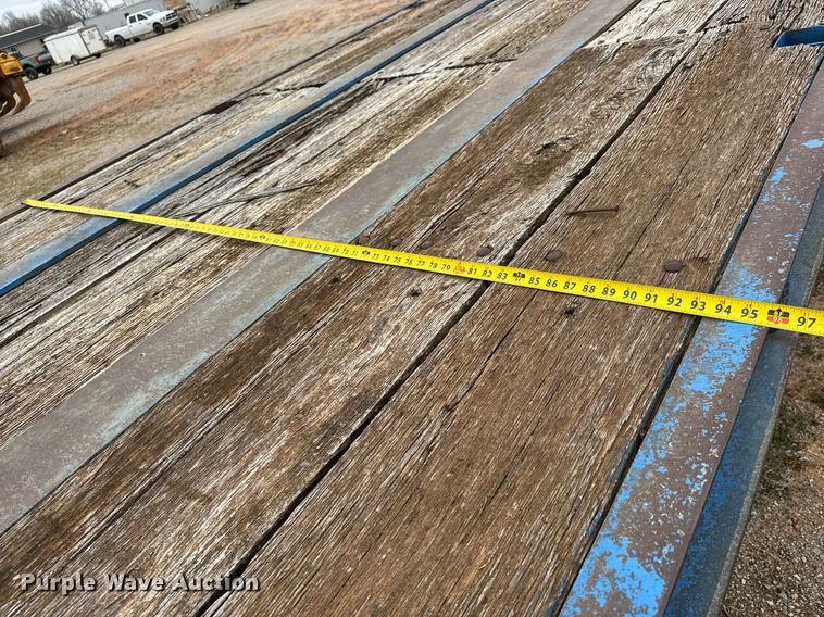 image for item LH9523 2013 Shop built flatbed trailer