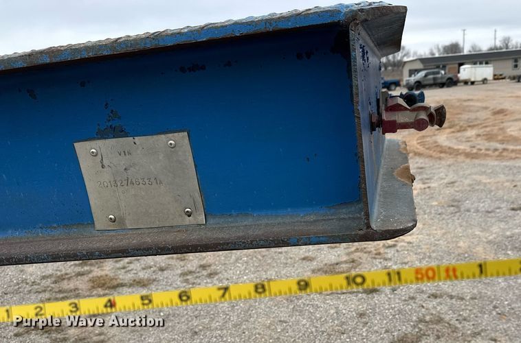 image for item LH9523 2013 Shop built flatbed trailer