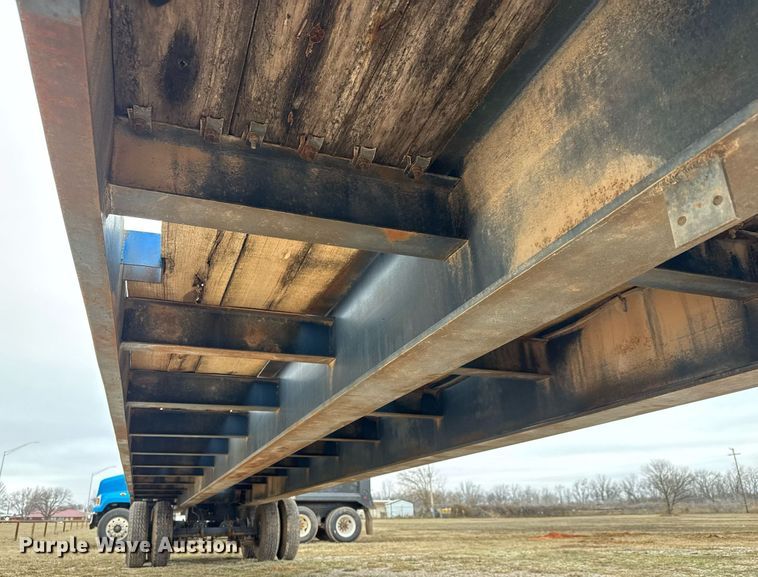 image for item LH9523 2013 Shop built flatbed trailer