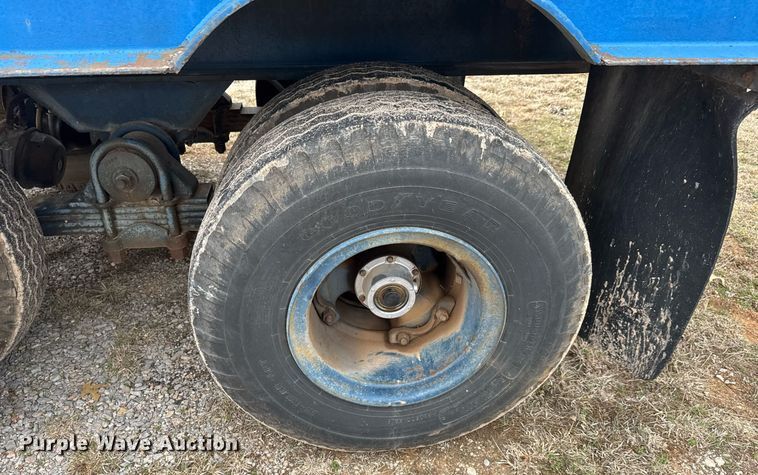 image for item LH9523 2013 Shop built flatbed trailer