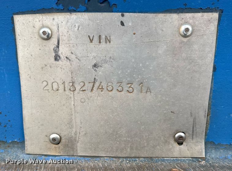 image for item LH9523 2013 Shop built flatbed trailer