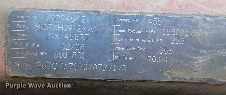 image for item NB9797 2009 Peterbilt  386 semi truck