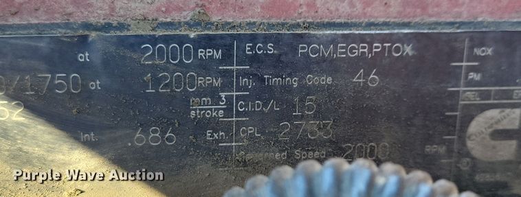 image for item NB9797 2009 Peterbilt  386 semi truck