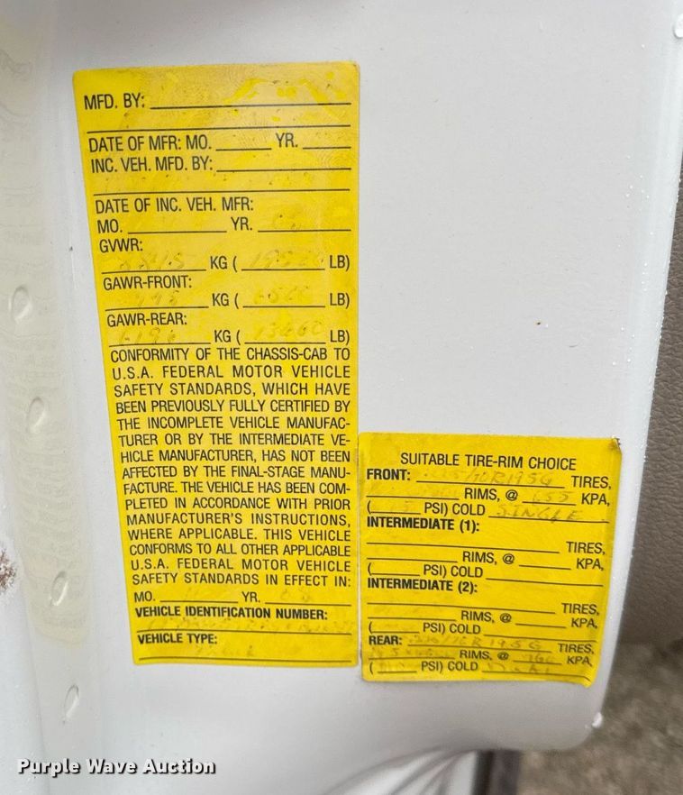 image for item DH9797 2009 Ford F550 Super Duty XL dump truck