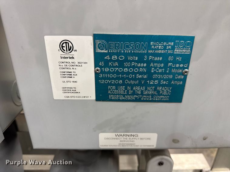 image for item DH9825 2019 Ericson E-Cart 2 power transformation unit