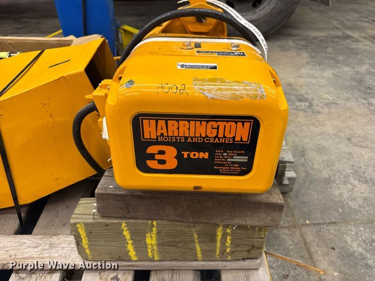 image for item DH9826 Harrington Hoist and Cranes ERIA-556732 hoist