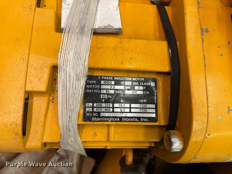 image for item DH9827 Harrington Hoist and Cranes ERIA-556732 crane