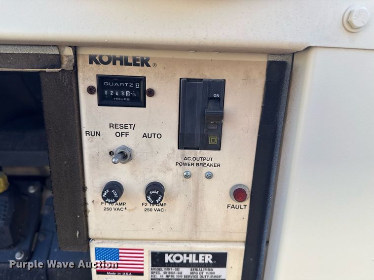 image for item DM5546 2001 Kohler 11RMY-QS2 generator