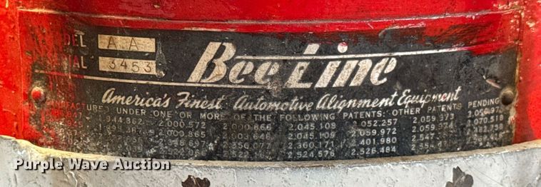 image for item DO0409 Beeline AA alignment machine