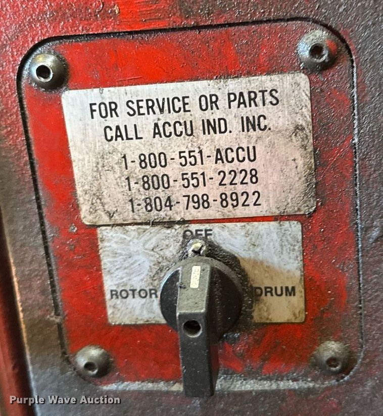 image for item DO0412 Accu-Turn 8922 brake lathe