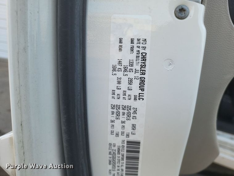 image for item DS5240 2013 Dodge Grand Caravan van