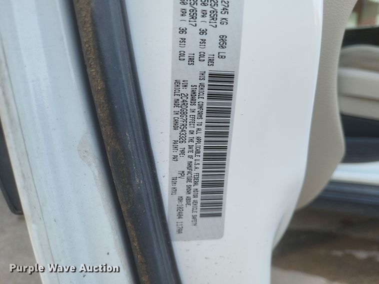 image for item DS5241 2015 Dodge Grand Caravan van